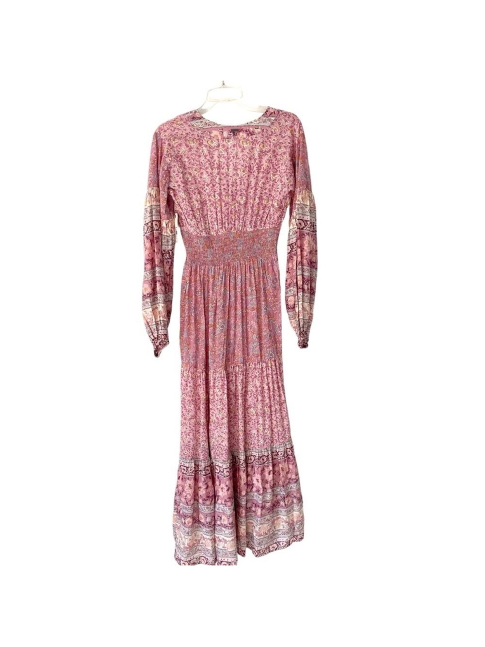 NWT Billabong Cosmos Pink Boho Maxi Dress - Picture 9 of 15